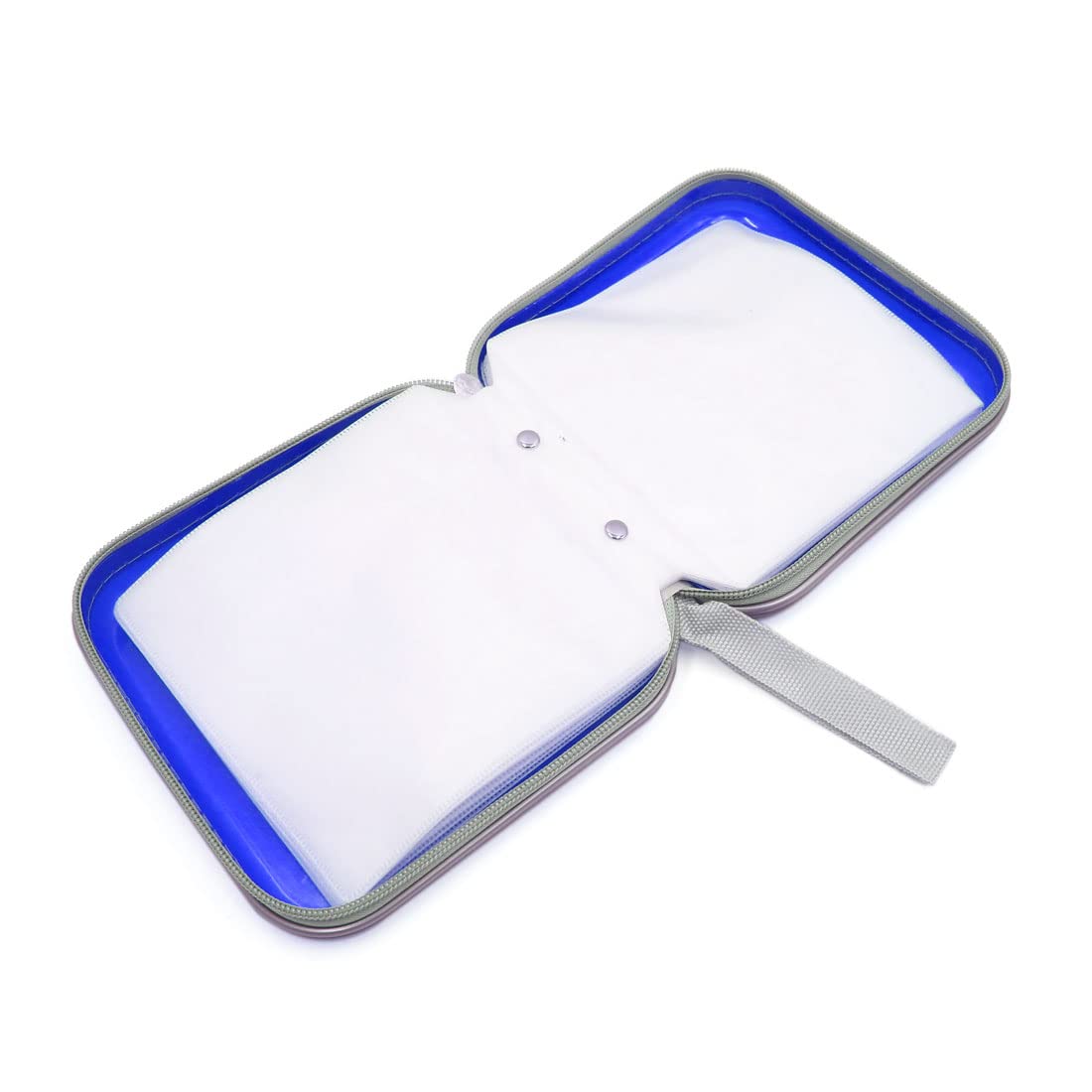 Qtqgoitem 2Pcs Blue Clear 40 Disc Car Album Wallet Holder DJ Media Storage Case Bag (Model: 724 c30 8bd 5cb ef0)