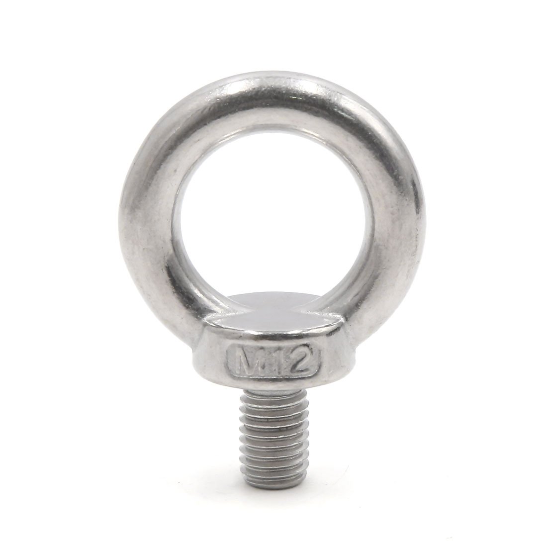 Qtqgoitem M12 Thread Dia 304 Stainless Steel Ring Shape Lifting Eye Bolt Silver Tone (model: c05 bb6 634 6ec bbe)