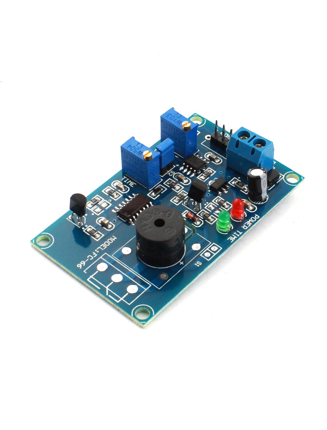 Qtqgoitem DC12V 0-20S 0-60cm IR Time Delay Module PCB Circuit Board w Buzzer (model: c9b 35a 03a 6a4 2ce)