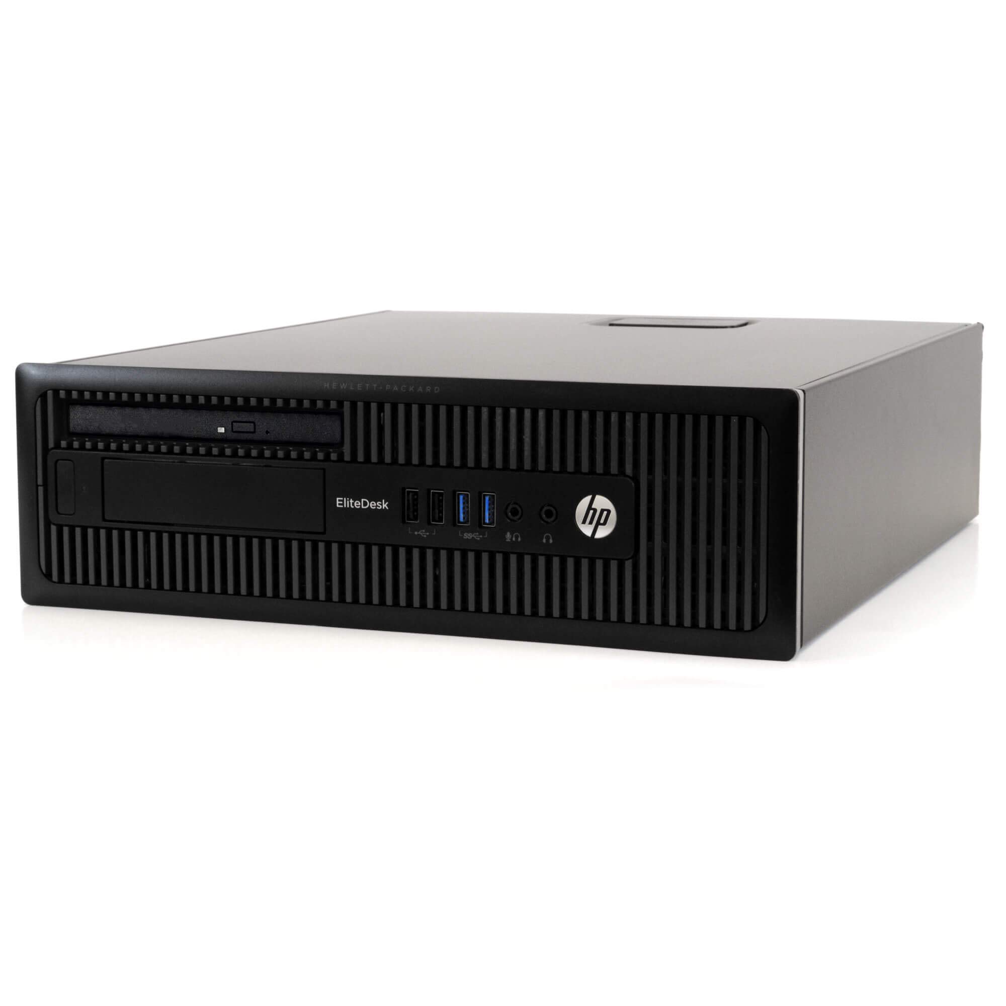 HP EliteDesk 800G1 Small Desktop Computer (SFF) | Quad Core Intel i5 (3.20GHz) | 16GB DDR3 RAM | 240GB SSD Solid State + 1TB HDD| Windows 10 Pro | 24in Monitor | RGB Mouse + Keyboard (Renewed)