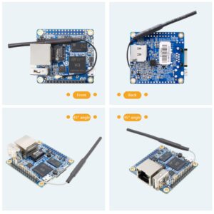 Orange Pi Zero 512MB Developed Board, H2+ Quad-Core Open-Source Single Mini Single Board Computer (512MB ram, Zero+Case+Heat Sink+Power+16G SD+Expansion Board)