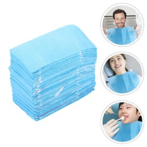 FRCOLOR 120pcs Art Use Wear-resistant Napkins Inspection Single Oral Nail for Disposable Extension Beauty Scarf Supplies Patient Bibs Piercing