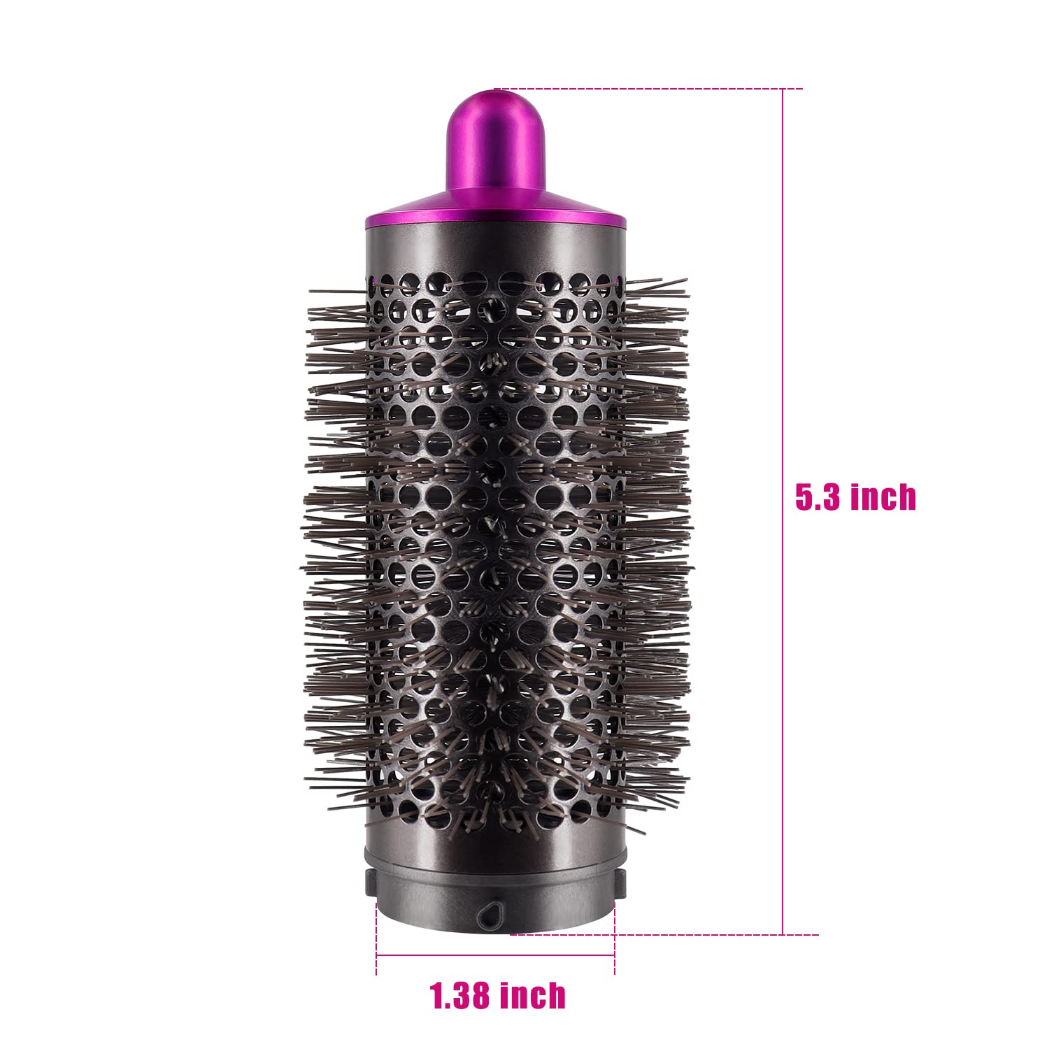 Round Volumizing Brush for Dyson Airwrap Hair Styler Limp Flat Hair Volumizer Attachment Tool, Part No. 969489-01 970750-01