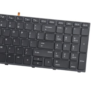 TLBTEK Backlight Keyboard Replacement Compatible with HP ProBook 450 G5 455 G5 470 G5 Series Laptop L01028-001 L01027-001