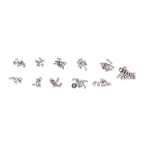 Computer Screw, Flat Head Computer Screws Set Standard Metric 600Pcs Replacement M2 M2.5 M3 Non Slide for Laptop(Silver)