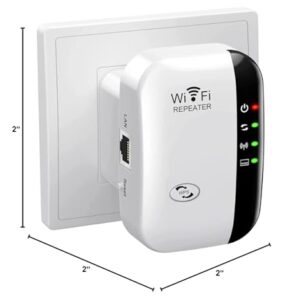 2023 WiFi Extender,WiFi Signal Booster Covers Up to 3000 Sq.ft and 27 Devices, WiFi Repeaters and Signal Amplifier with Ethernet Port, Alexa Compatible, 1-Tap Setup