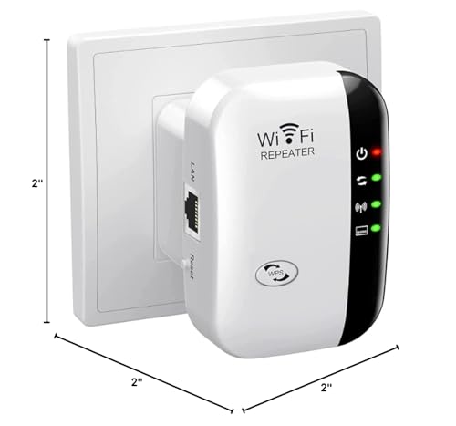 2023 WiFi Extender,WiFi Signal Booster Covers Up to 3000 Sq.ft and 27 Devices, WiFi Repeaters and Signal Amplifier with Ethernet Port, Alexa Compatible, 1-Tap Setup