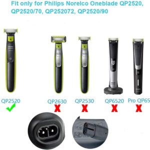 4.3V Replacement Charger for Philips Norelco One Blade Only Fit OneBlade QP2520 Series,MG3740 A00390 Power Cord