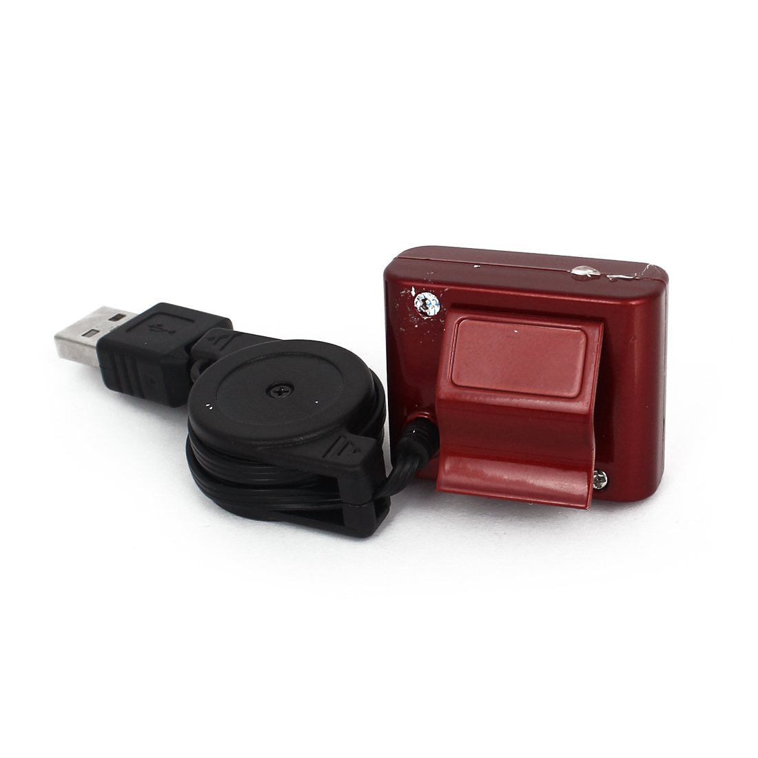 Qtqgoitem Plastic Shell Clip-on USB 2.0 Webcam Camera Red for Notebook Laptop (model: f9b 039 bca 12e bcd)