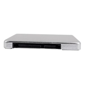 Qtqgoitem Card Slot Mini PCI-E mSATA SSD to 2.5 Inch SATA Hard Drive Silver Tone (Model: d8b 6e6 c9f c96 09b)