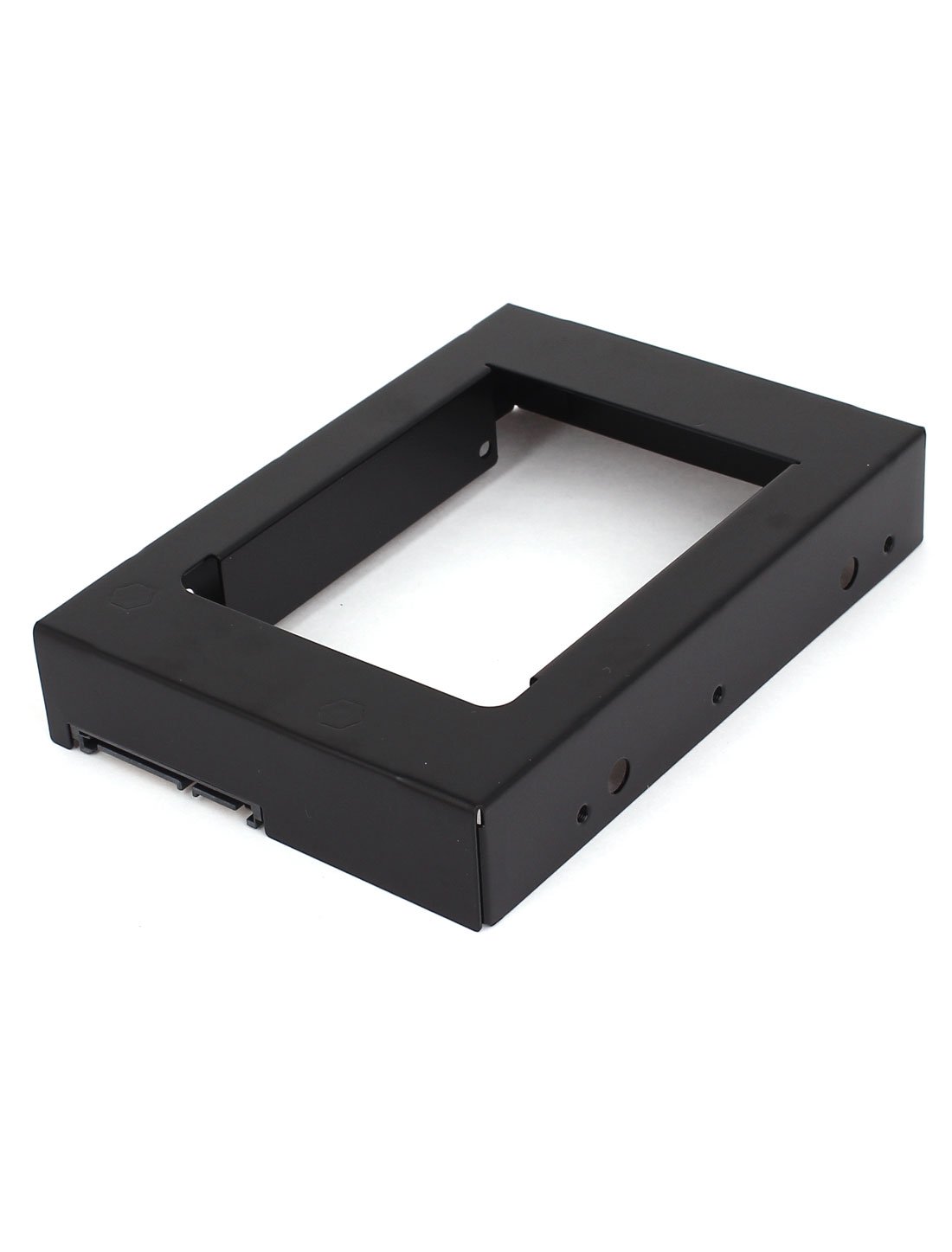 Qtqgoitem 2.5" to 3.5" SSD Mounting Bracket Adapter for PC Computer Holder Black (model: 6bf 1b6 985 5bf 856)