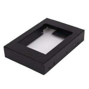 Qtqgoitem 2.5" to 3.5" SSD Mounting Bracket Adapter for PC Computer Holder Black (model: 6bf 1b6 985 5bf 856)