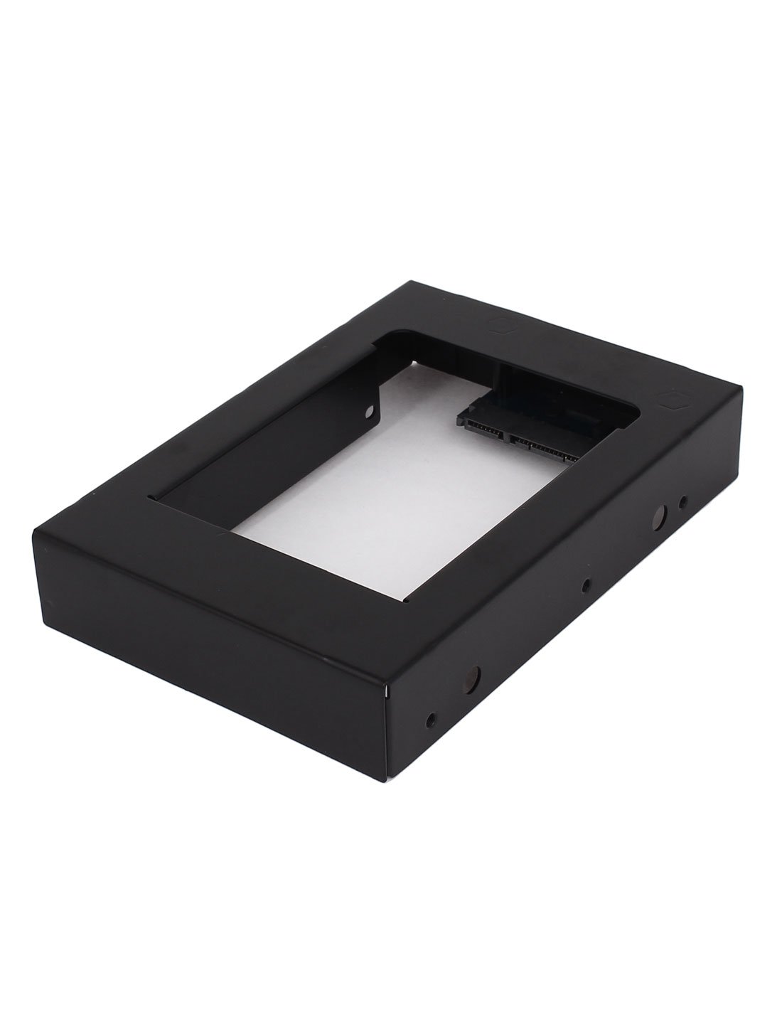 Qtqgoitem 2.5" to 3.5" SSD Mounting Bracket Adapter for PC Computer Holder Black (model: 6bf 1b6 985 5bf 856)