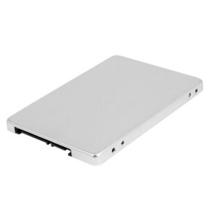 Qtqgoitem Card Slot Mini PCI-E mSATA SSD to 2.5 Inch SATA Hard Drive Silver Tone (Model: d8b 6e6 c9f c96 09b)