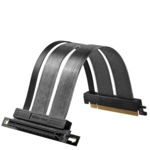 PCIe 4.0 Riser Cable, GEN 4 x16 PCI Express Riser Extender, Flexible High Speed GUP Riser Adapter for Graphics Card Vertical Mount [ PCIE 4.0 ] [ 20cm & 90° ]