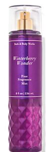 bath & body works winterberry wonder fine fragrance body mist spray 8 ounce (winterberry wonder) 1