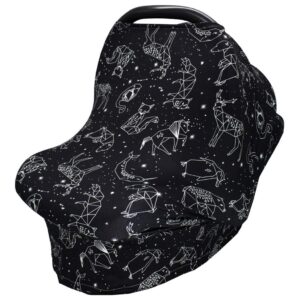 Gaoqi Baby Use Car Stretchy Cover Stroller Multi Breastfeeding Canopy seat Baby Care Album for Girls