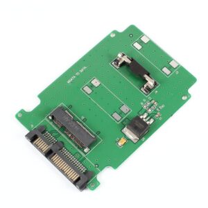 qtqgoitem msata ssd to 7+15pin sata 2.5" hdd card adapter for laptop (model: 16c 664 5a8 66b b19)