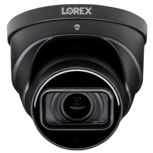 Lorex LNE9383 4K Nocturnal 4 Series IP Wired Dome Camera with Motorized Varifocal Lens and Listen-in Audio (Black)