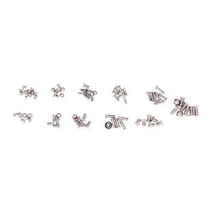 Computer Screws Kit, Standard Metric M2 M2.5 M3 600Pcs Flat Head Tight Even Threads Computer Screw for Serviceman for Laptop(Silver)