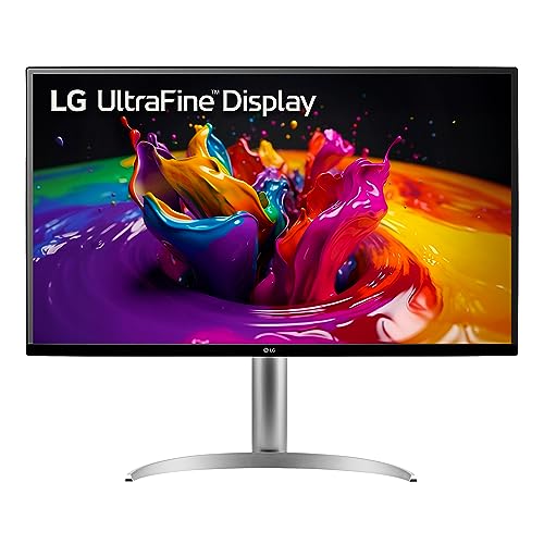 LG Ultrafine Monitor (32UQ750) – 31.5 inch UHD 4K HDR Monitor, HDR10, 144Hz from HDMI 2.1, USB Type-C (PD 65W), AMD FreeSync, Maxxaudio, White