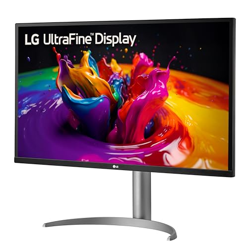 LG Ultrafine Monitor (32UQ750) – 31.5 inch UHD 4K HDR Monitor, HDR10, 144Hz from HDMI 2.1, USB Type-C (PD 65W), AMD FreeSync, Maxxaudio, White