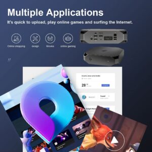 HP Z2 Mini G4 Workstation Desktop Micro PC,Core i5 Intel 8th Win 11 Tiny Computer ,16GB DDR4 Ram,256GB NVMe M.2 SSD + 1TB HDD,Built in Wifi,BT,DP,Wireless K&M,TJJ Mouse Pad (Renewed)