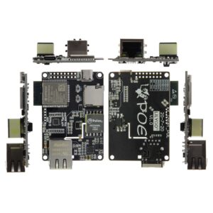 LILYGO T-Internet-POE ESP32-WROOM LAN8720A Chip Ethernet Adapter and Downloader Expansion Board Programmable Hardware TTGO Development Board (T-Internet-POE)