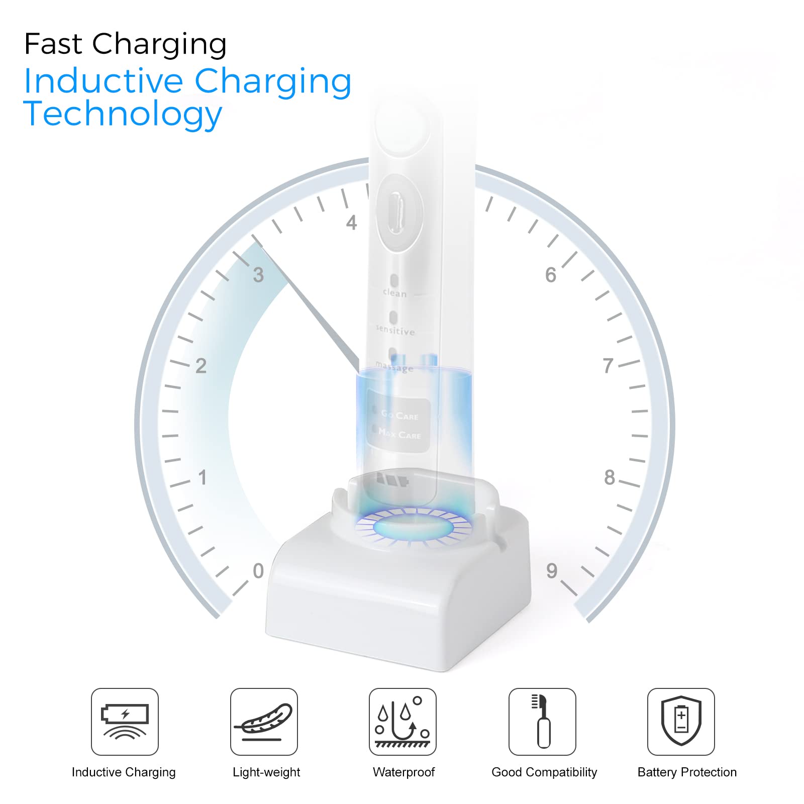 Charger Base Replacement for Philips Sonicare Electric Toothbrush HX5100/C Charging Base, for HX3000 HX5000 HX6000 HX7000 HX8000 HX9000 Series Toothbrush