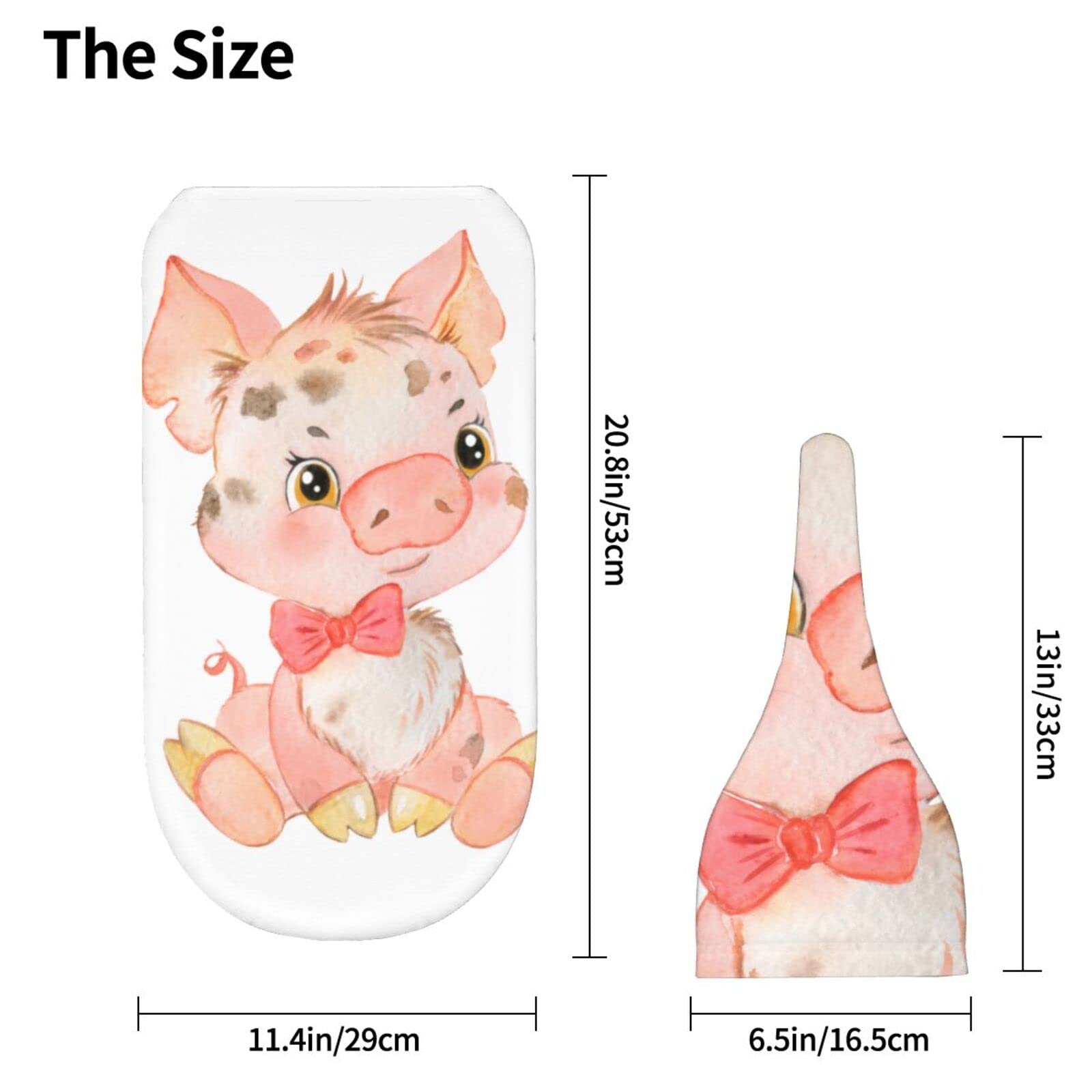 AuHomea Little Baby Cute Pig Baby Swaddle Blankets for 0-6 Months Girl Adjustable Newborn Swaddles Sleep Sack