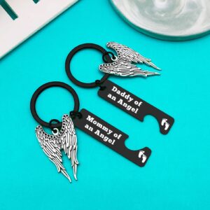 Xiahuyu Loss Memorial Keychain Miscarriage Gifts for Parents Pregnancy Loss Gifts Remembrance Gifts Loss of Baby Memorial Gifts Sympathy Gifts for Infant Loss Child Loss