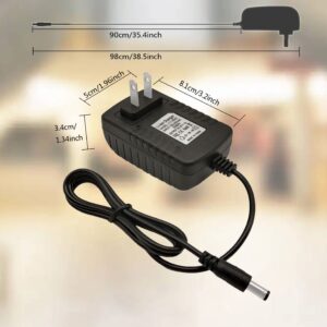 MTYTOT 25.2V 1000mA Power Supply Adapter 25.2v ac/dc Adapter 100-240V Input AC to DC 25.2 Volt 1A 800mA 450mA Power Adapter Transformer 5.5mmx2.5mm US Plug