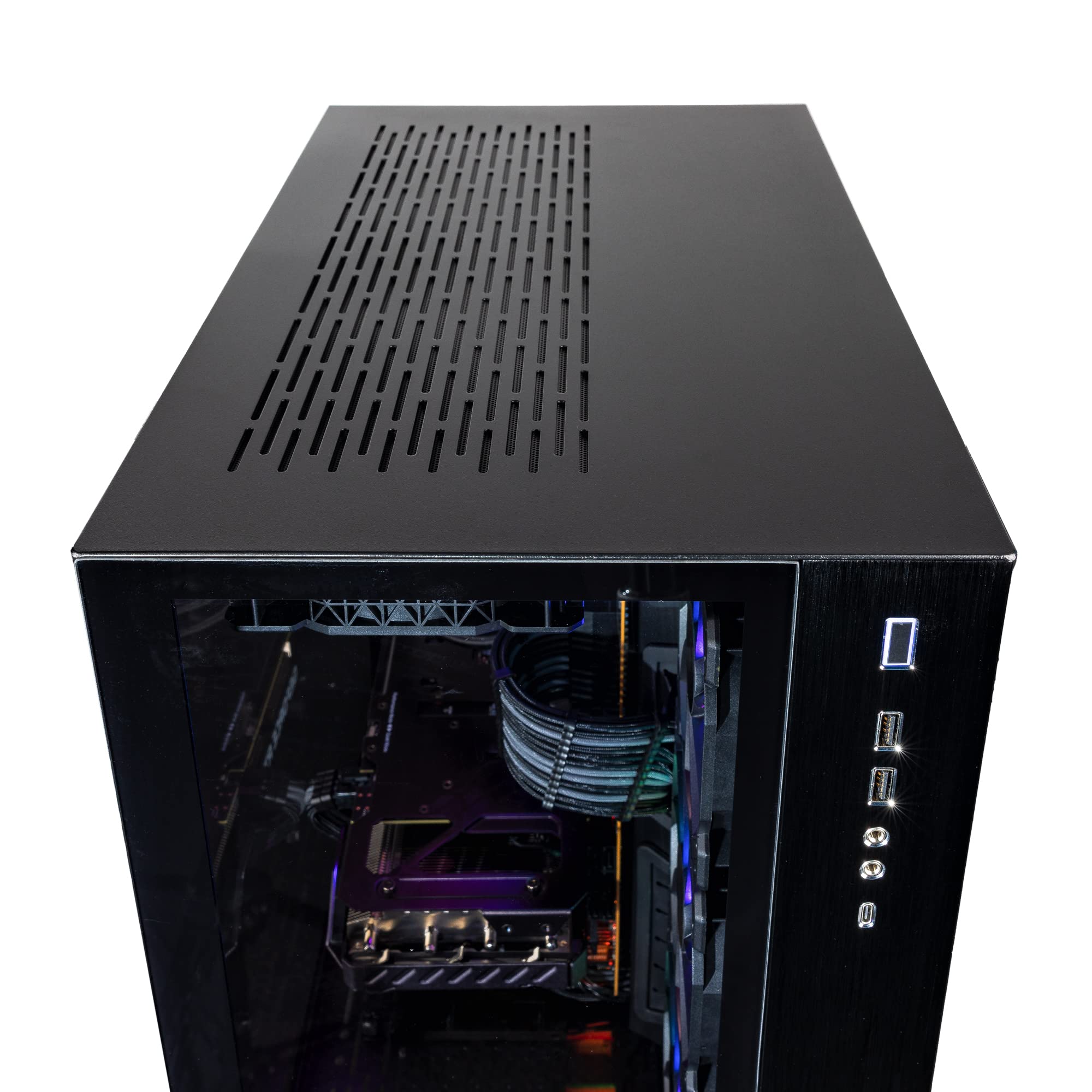 Velztorm Septex CTO Gaming Desktop PC (AMD Ryzen 7 7700X 8-Core, GeForce RTX 4090 24GB, 32GB DDR5, 2TB PCIe SSD + 6TB HDD (3.5), 360mm AIO, 1000 W PSU WiFi 6, BT 5.2, Win 10 Home) VELZ0067