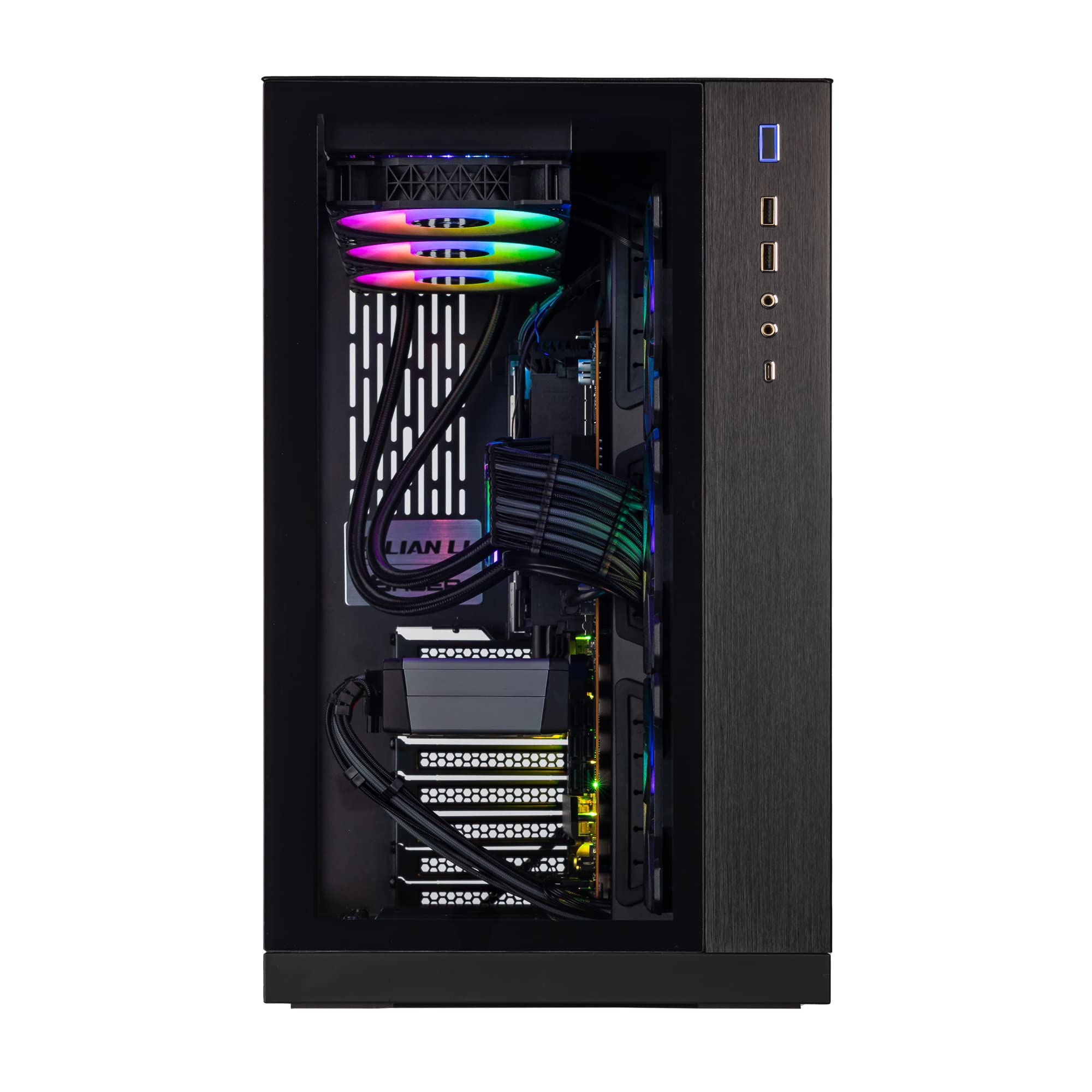 Velztorm Septex CTO Gaming Desktop PC (AMD Ryzen 7 7700X 8-Core, GeForce RTX 4090 24GB, 32GB DDR5, 2TB PCIe SSD + 6TB HDD (3.5), 360mm AIO, 1000 W PSU WiFi 6, BT 5.2, Win 11 Home) VELZ0067