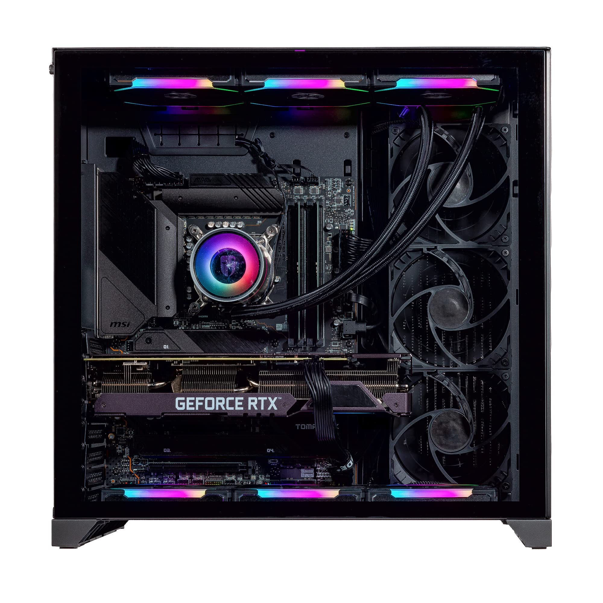 Velztorm Orix Gaming Desktop PC (Intel i9-12900K 16-Core, GeForce RTX 4090 24GB, 16GB DDR5 4800MHz RAM, 1TB PCIe SSD + 1TB HDD (3.5), WiFi, USB 3.2, HDMI, Display Port, Win 10 Home)