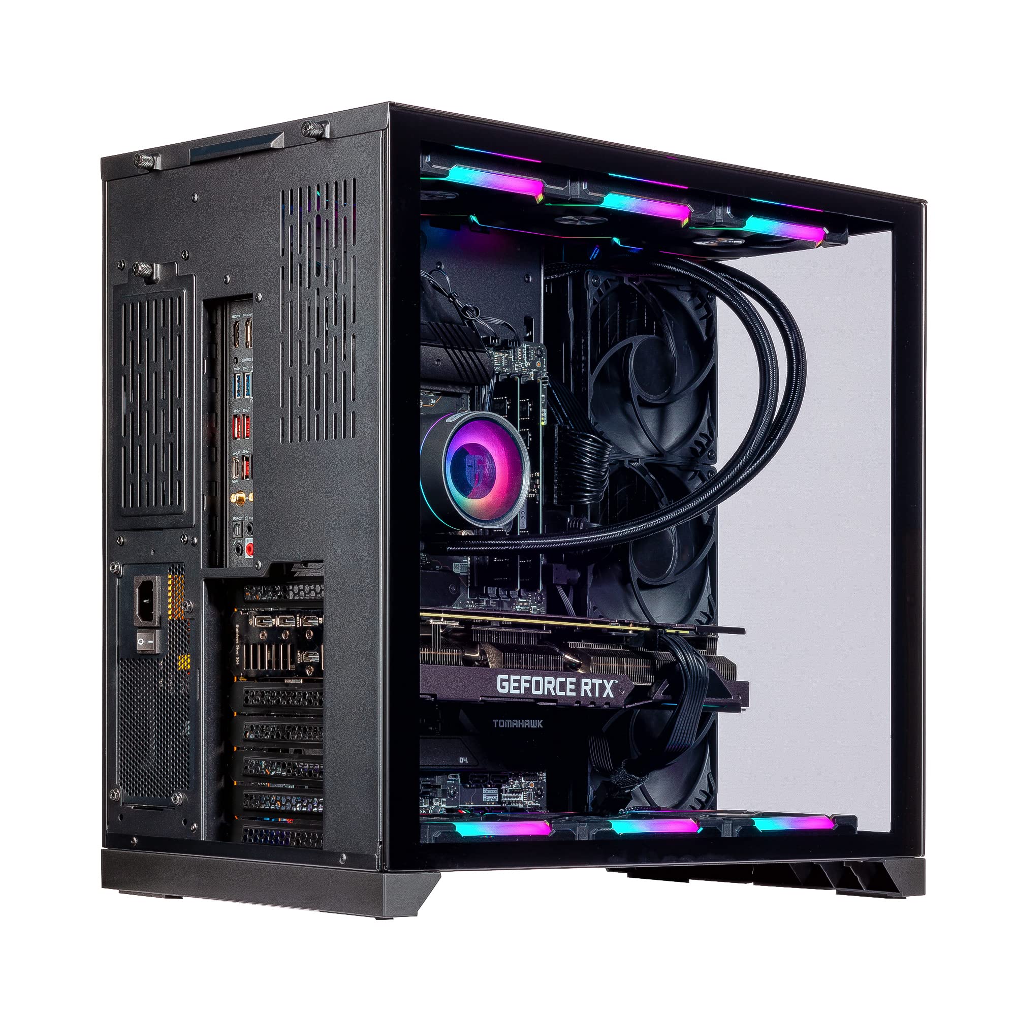 Velztorm Orix Gaming Desktop PC (Intel i9-12900K 16-Core, GeForce RTX 4090 24GB, 64GB DDR5 4800MHz RAM, 1TB PCIe SSD + 2TB HDD (3.5), WiFi, USB 3.2, HDMI, Display Port, Win 11 Home)