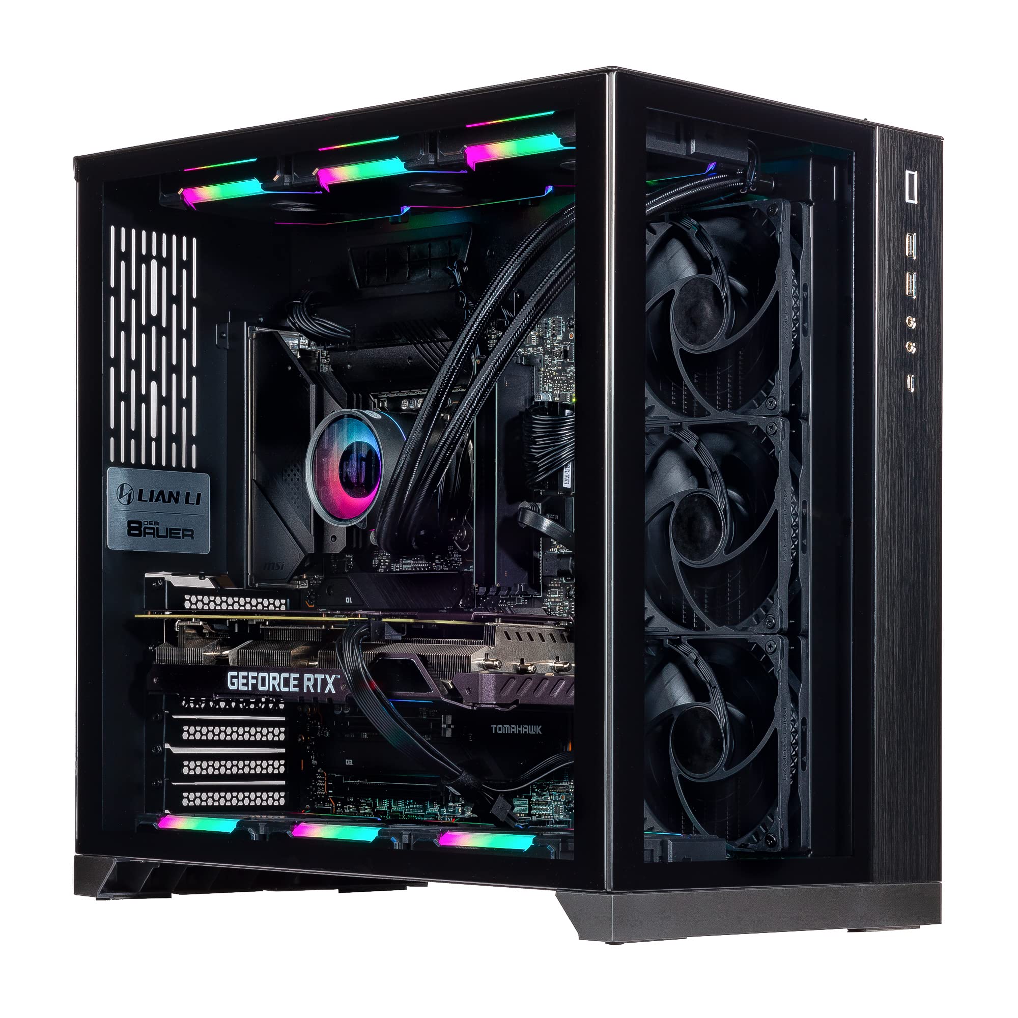 Velztorm Orix Gaming Desktop PC (Intel i9-12900K 16-Core, GeForce RTX 4090 24GB, 16GB DDR5 4800MHz RAM, 1TB PCIe SSD + 1TB HDD (3.5), WiFi, USB 3.2, HDMI, Display Port, Win 10 Home)