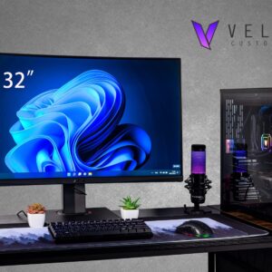 Velztorm Septex CTO Gaming Desktop PC (AMD Ryzen 7 7700X 8-Core, GeForce RTX 4090 24GB, 32GB DDR5, 2TB PCIe SSD + 6TB HDD (3.5), 360mm AIO, 1000 W PSU WiFi 6, BT 5.2, Win 10 Home) VELZ0067