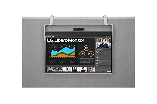 LG 27'' 27BQ70QC-S 27-inch QHD Libero Monitor with Detachable Full HD Webcam, 27-inch QHD (2560 x 1440) IPS Display