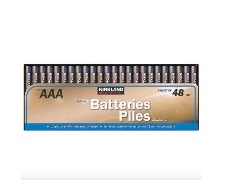 KIRKLAND Signature AAA Batteries 48 Count 10 Year Shelf Life