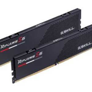 G.SKILL Ripjaws S5 Series (Intel XMP 3.0) DDR5 RAM 32GB (2x16GB) 6000MT/s CL36-36-36-96 1.35V Desktop Computer Memory UDIMM - Matte Black (F5-6000J3636F16GX2-RS5K)