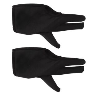 ZJchao Heat Resistant Gloves for Hair Styling, 2Pcs 3 Finger Barber Glove Insulated Hair Styling Heat Protector Glove Mittens Gloves Hairdressing Tools for Hair Curling Perming