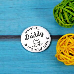 Parents to Be Gifts Baby Shower Decorations Dad Gifts for New Dad Expecting Dad Funny Baby Gift New Dad Mom Decision Gifts for Dad Mom to be Pregnancy Gifts for First Time Moms Dads Double-Sided