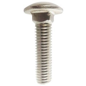 10 Pcs 1/4-20 X 3/4" Carriage Bolts Stainless Steel 18-8 Round Head