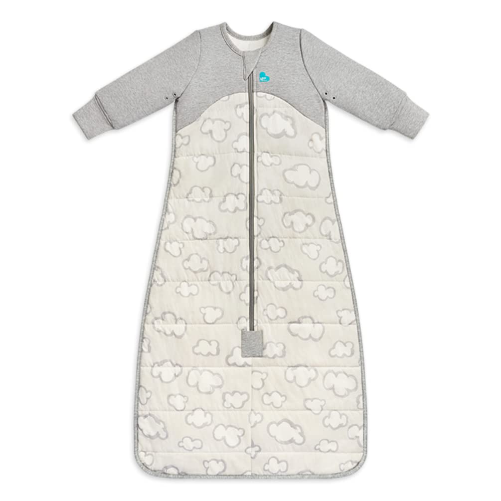 Love to Dream Warm Baby Sleep Bag (18-36 Mo), Super Soft Temp Regulating Sleeping Sack, 2.5TOG Warm Wearable Blanket, Grey