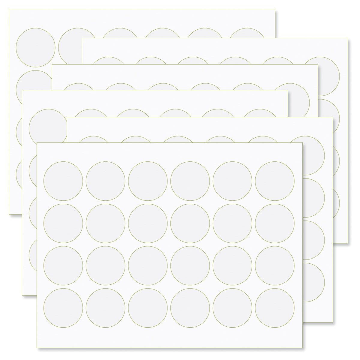 Silver Bell Cardinals Christmas Envelope Seals - Set of 144 Self-Adhesive, Flat-Sheet, 1-1/2" Round Sticker Seals, by Colorful Images