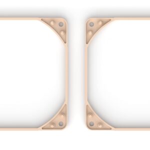 Noctua NA-IS1-12 Sx2, Inlet Side Spacers for 120mm Fans