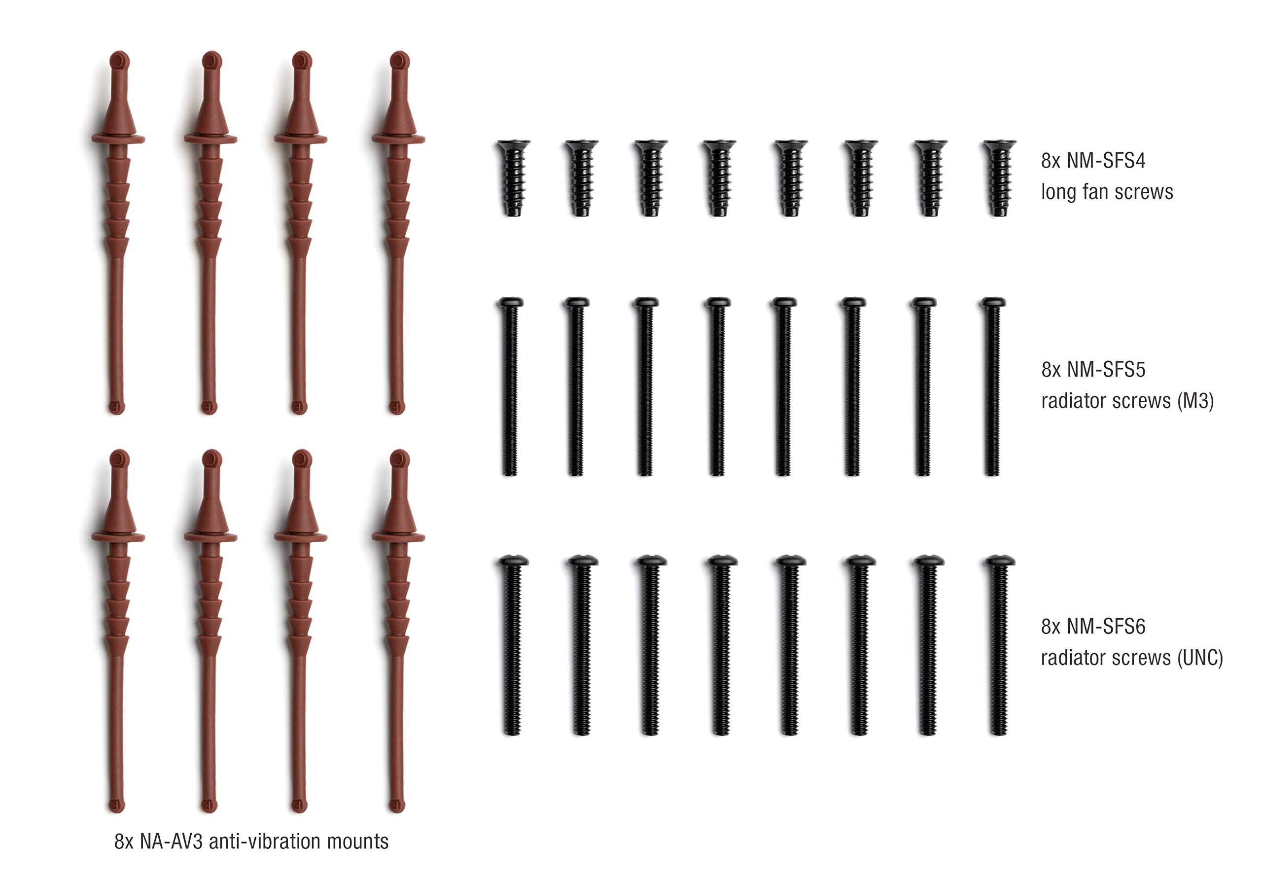 Noctua NA-IS1-12 Sx2, Inlet Side Spacers for 120mm Fans