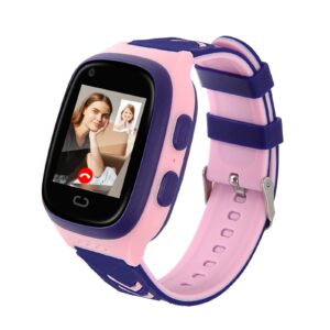 4g kids smart watch gps tracker - smartwatch with two way call video calling 7 puzzle games voice chat sos school mode pedometer geo-fence wi-fi touch screen alarm clock smartwatches for boys girls