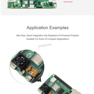 OV5647 5MP 1080P HD Video Dual-axis Optical Image Stabilization Camera Module for Raspberry Pi 4 3 Zero/Zero 2 W and CM3/3+/4 @XYGStudy (OV5647-70 5MP OIS Camera)